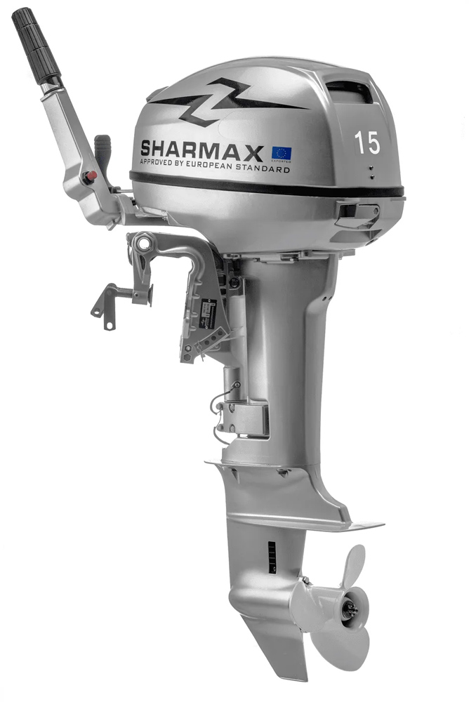 2х-тактный лодочный мотор SHARMAX SM15HS оформим как 9.9 в Южно-Сахалинске