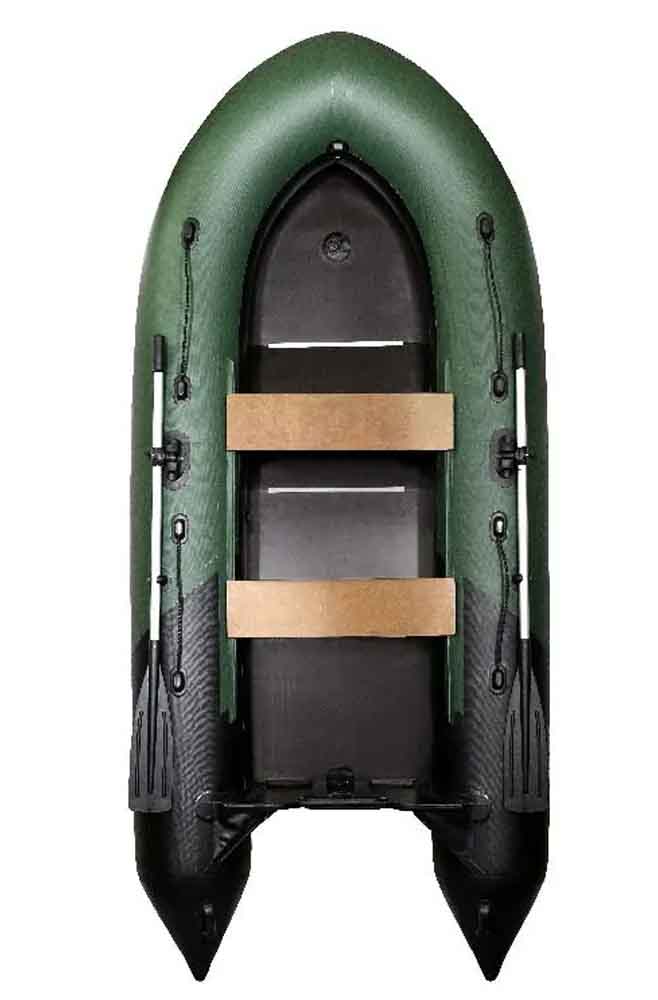 Лодка ПВХ Тритон 335 (зелено-черная) в Сочи