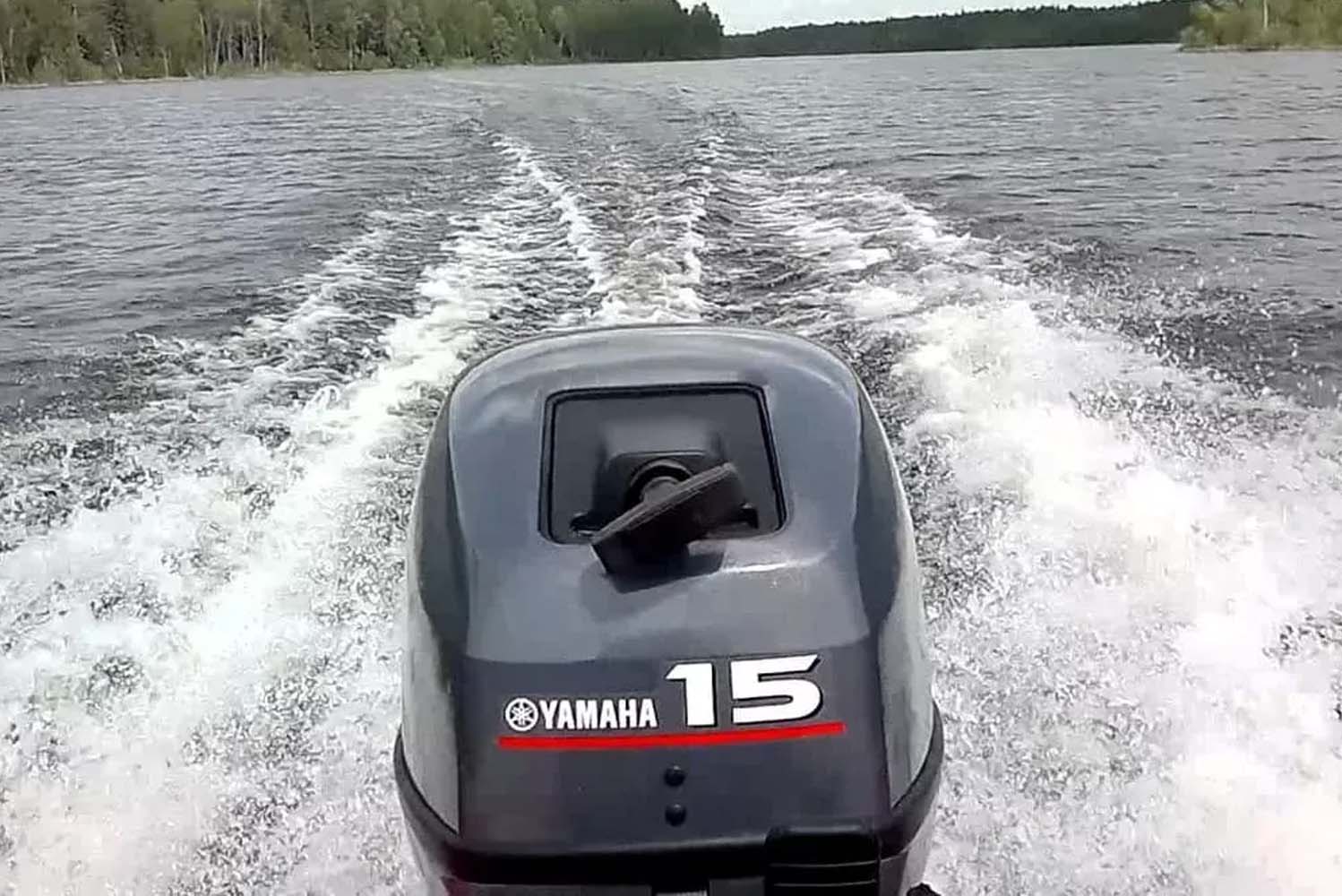 4х-тактный лодочный мотор YAMAHA F15CEHS в Новосибирске