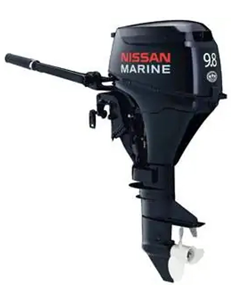 4х-тактный лодочный мотор NISSAN MARINE NMF 9.8 B S в Чебоксарах