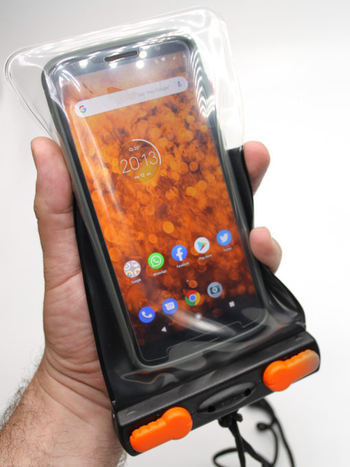 Водонепроницаемый чехол для телефона Aquasac Waterproof Phone Case Black в Новосибирске