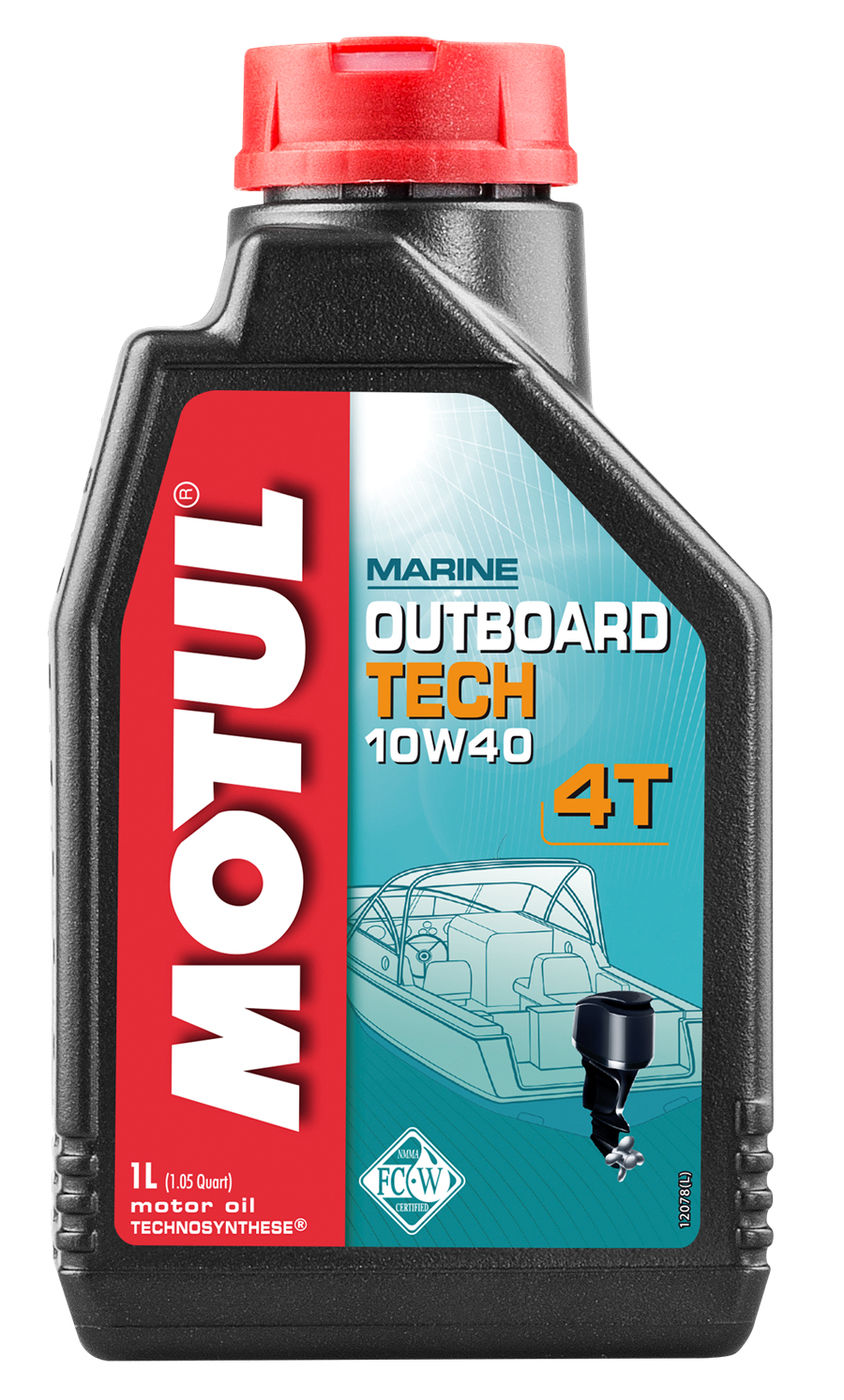 Масло моторное Motul Outboard Tech 4T 10W40, Technosynthese (1 л) в Пензе
