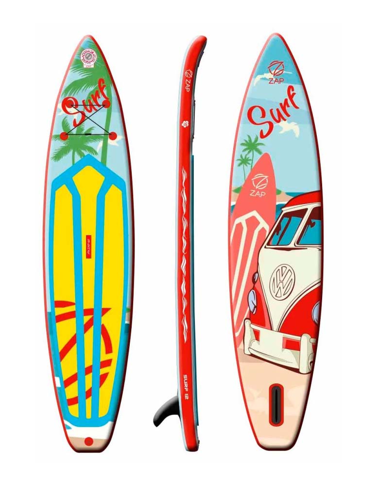 Надувная доска для sup-бординга ZAP SURF 12 FUSION в Сочи