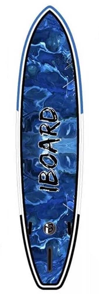 Надувная доска для sup-бординга iBoard 11′ Синие Волны в Новосибирске
