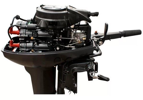2х-тактный лодочный мотор HDX R SERIES T 9.8 BMS Б/У в Новосибирске