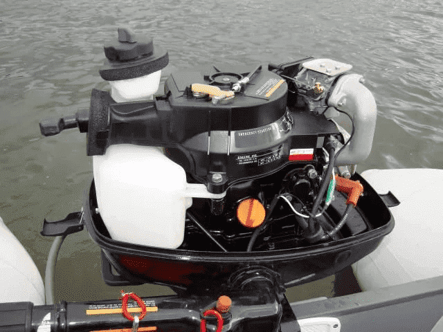2х-тактный лодочный мотор HDX R SERIES T 5 BMS Б/У в Новосибирске
