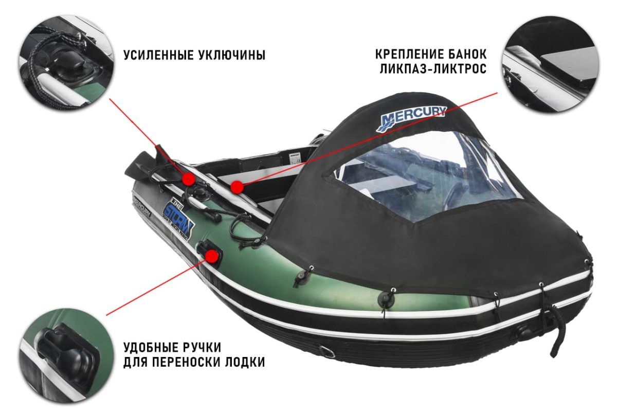 Лодка ПВХ STORMLINE ADVENTURE EXTRA 360 в Петропавловске-Камчатском