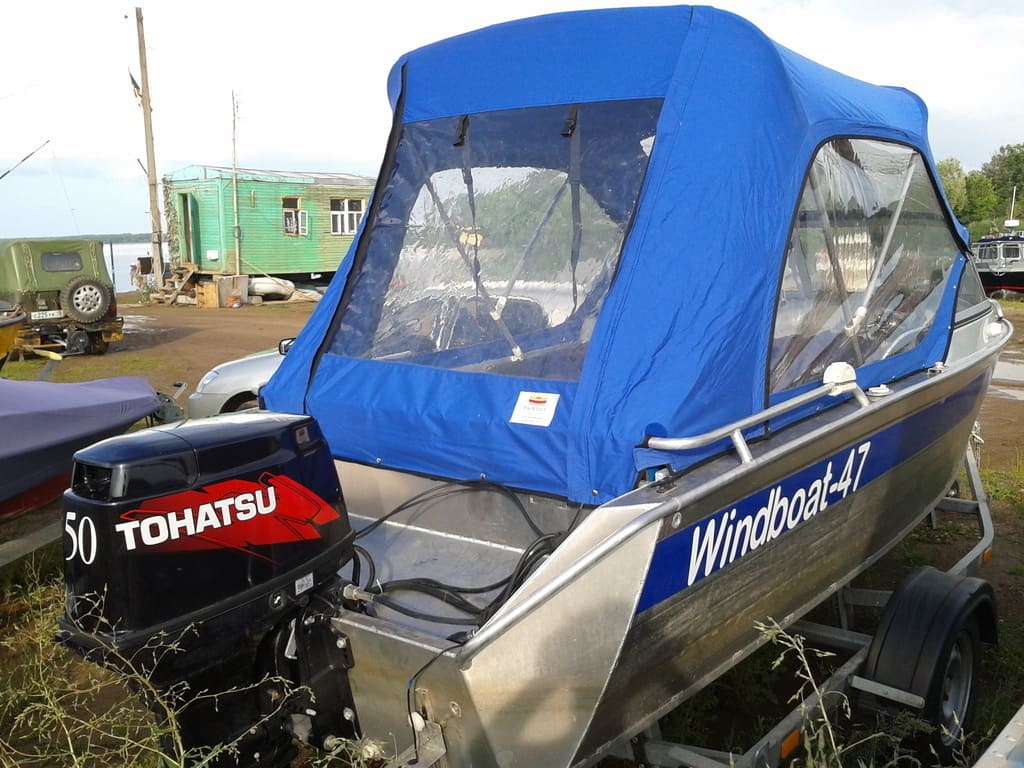 2х-тактный лодочный мотор TOHATSU M 50 D2 S Б/У в Новосибирске