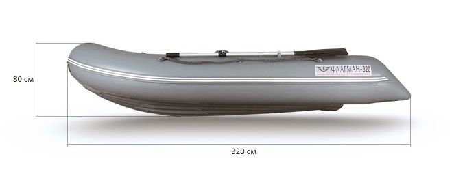 Лодка ПВХ ФЛАГМАН 320 Б/У в Новосибирске