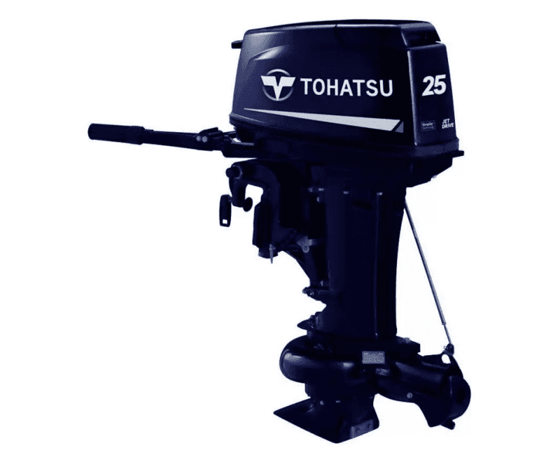 2х-тактный лодочный мотор TOHATSU M 25 H JET Б/У в Южно-Сахалинске