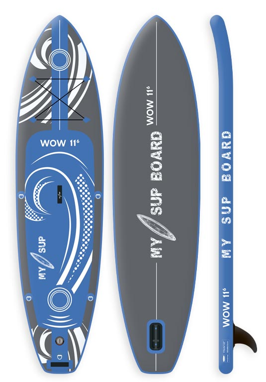 Надувная доска для Wind-сёрфинга WINDSUP (WINDSURF) MY SUP WOW 11.6 в Южно-Сахалинске