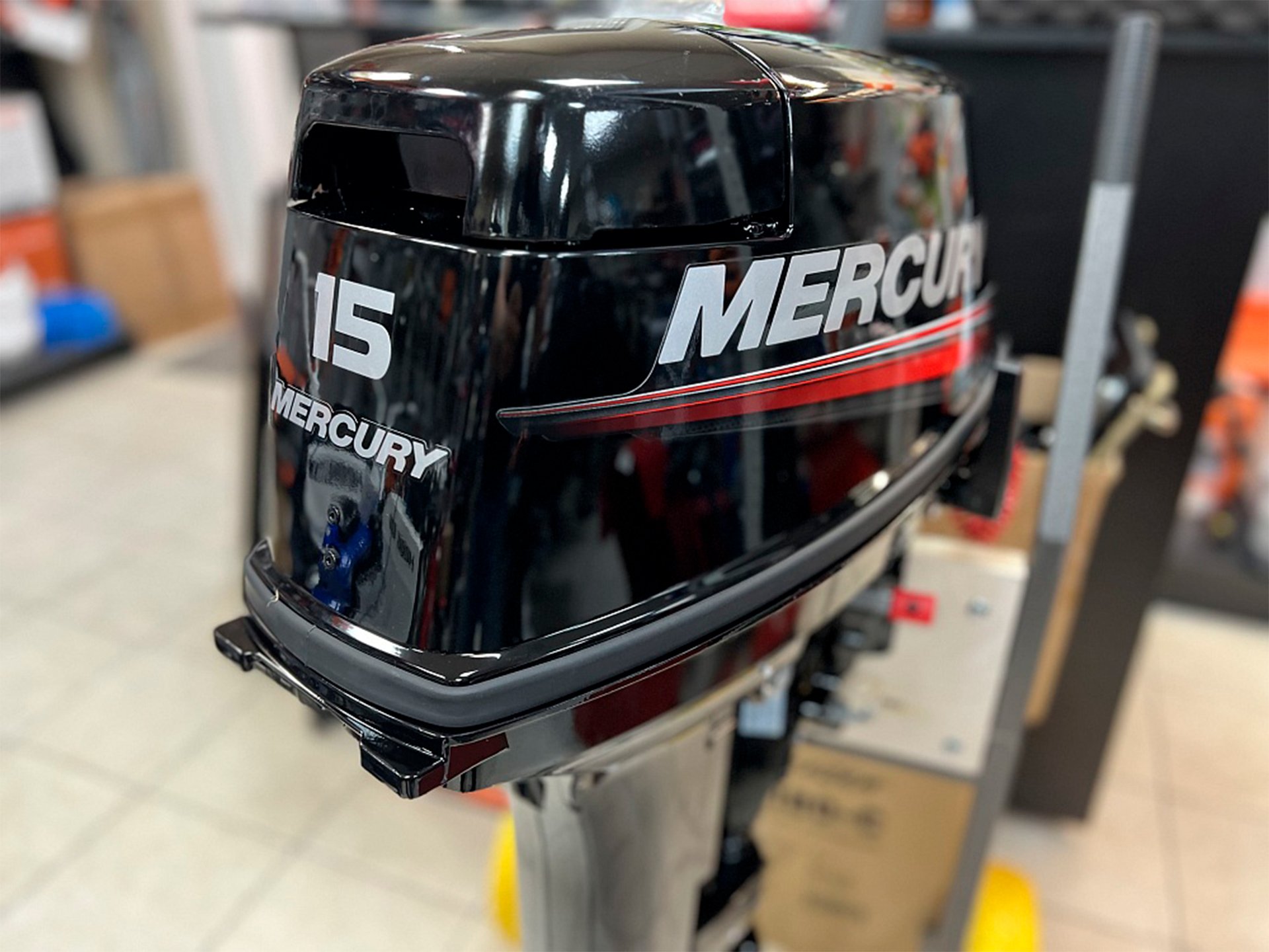 2х-тактный лодочный мотор MERCURY ME 15 MH 294CC (TMC)Б/У в Новосибирске