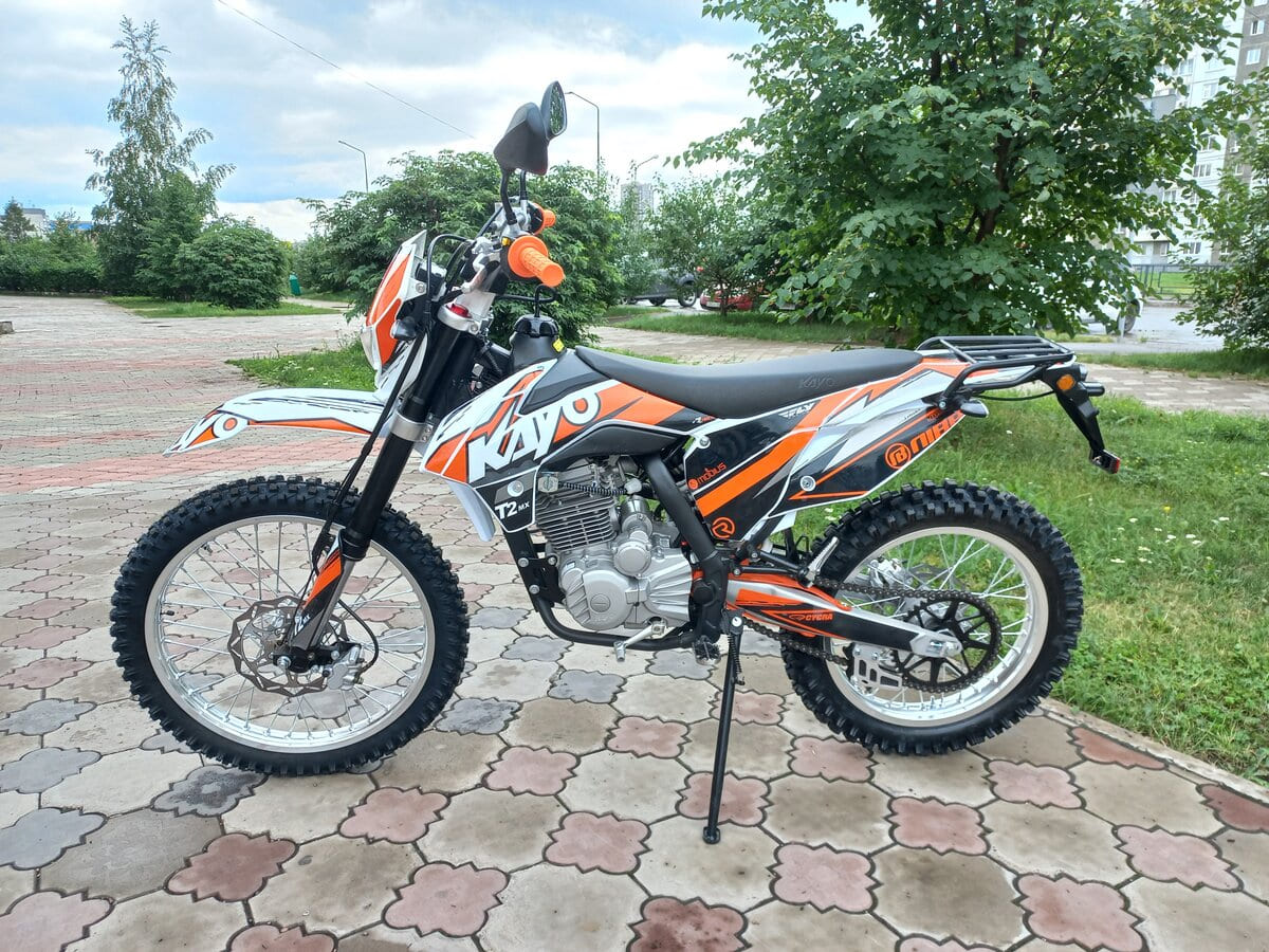 Мотоцикл кроссовый эндуро KAYO T2 250 Б/У в Новосибирске