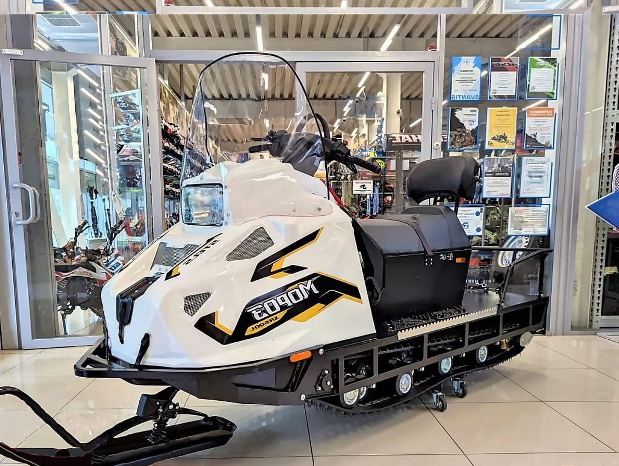Снегоход Stels Мороз SR600L CVTech Б/У в Новосибирске
