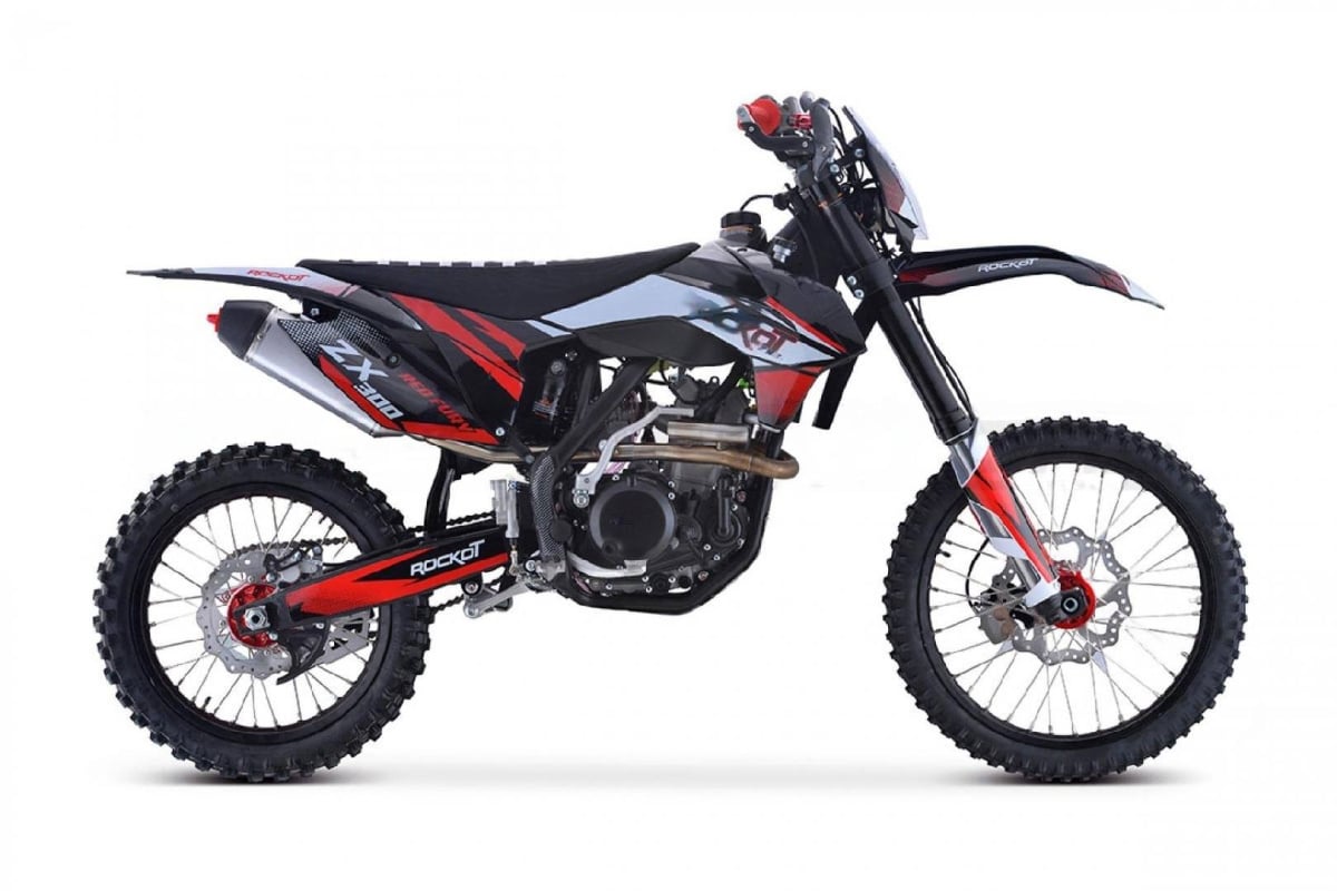 Мотоцикл кроссовый эндуро ROCKOT ZX300 Red Fury в Новосибирске