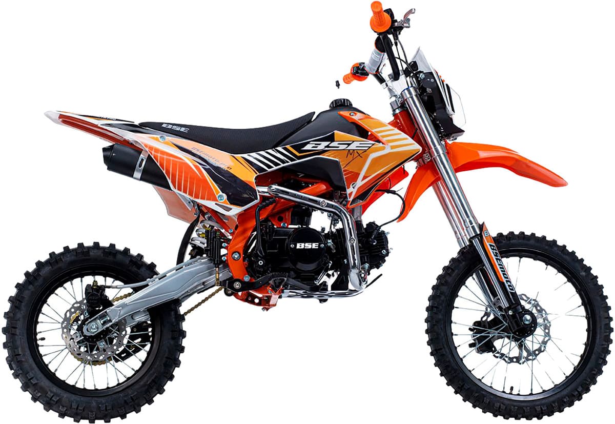 Мотоцикл BSE MX 125 17/14 Racing Orange PITBIKE в Новосибирске