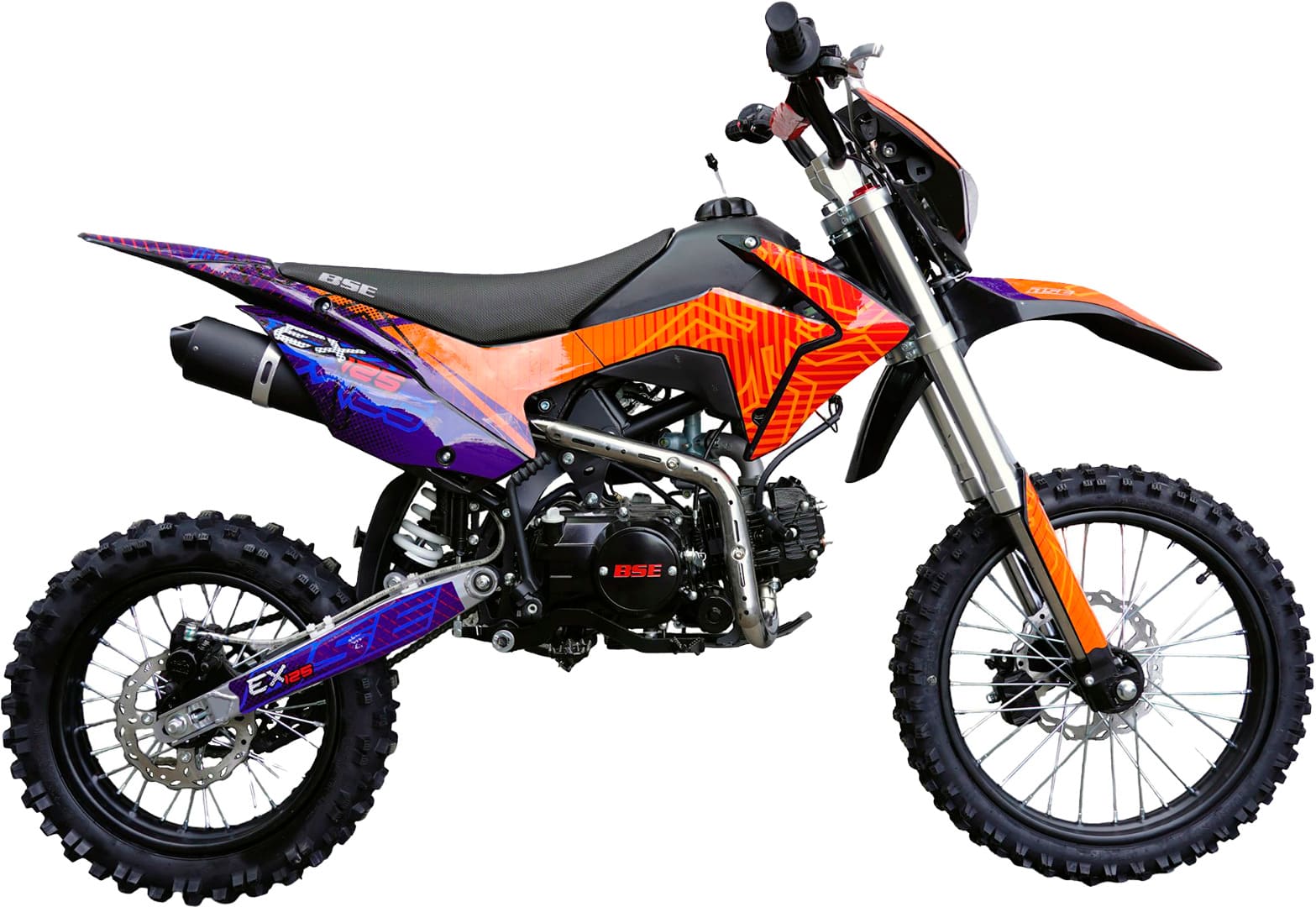 Мотоцикл BSE EX Blue Orange Ant 17/14 PITBIKE в Новосибирске