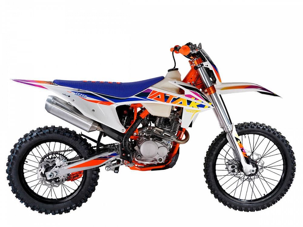 Мотоцикл кроссовый эндуро ATAKI EF250R (4T 172FMM — 6 4V) 21/18 (2023 г.) в Новосибирске