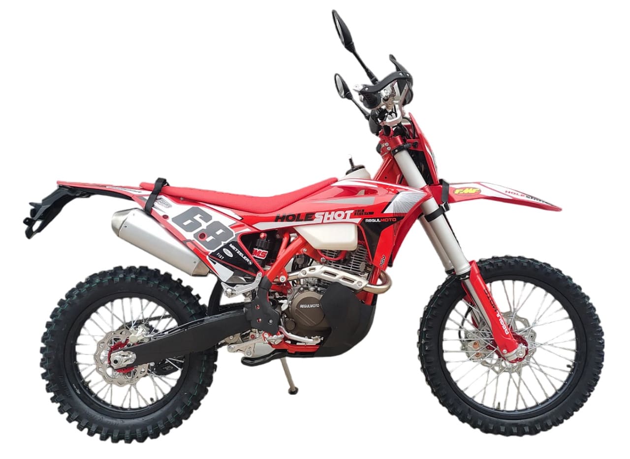Мотоцикл кроссовый эндуро REGULMOTO Holeshot Red Edition в Новосибирске