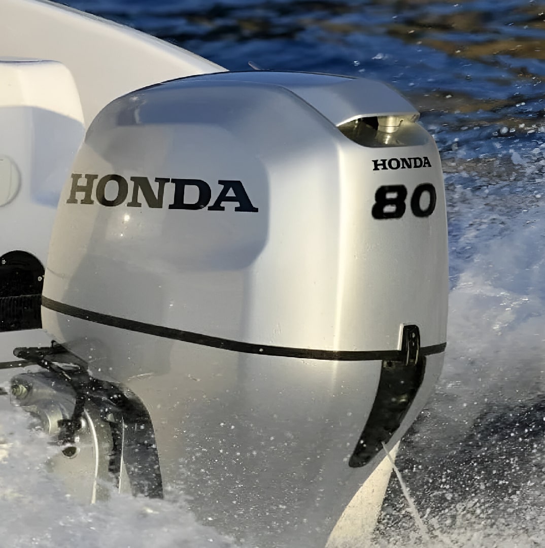 4х-тактный лодочный мотор HONDA BF80AK1 LRTU Б/У в Новосибирске