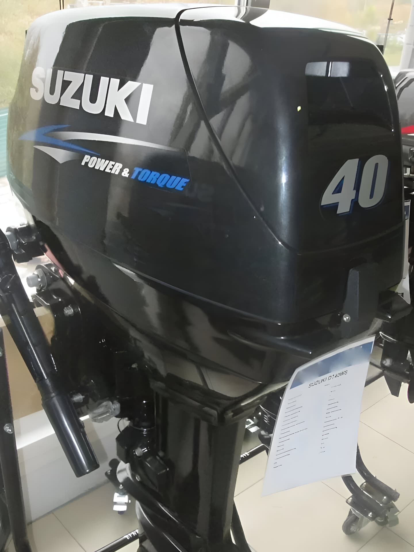 2х-тактный лодочный мотор SUZUKI DT40WS Б/У в Уфе