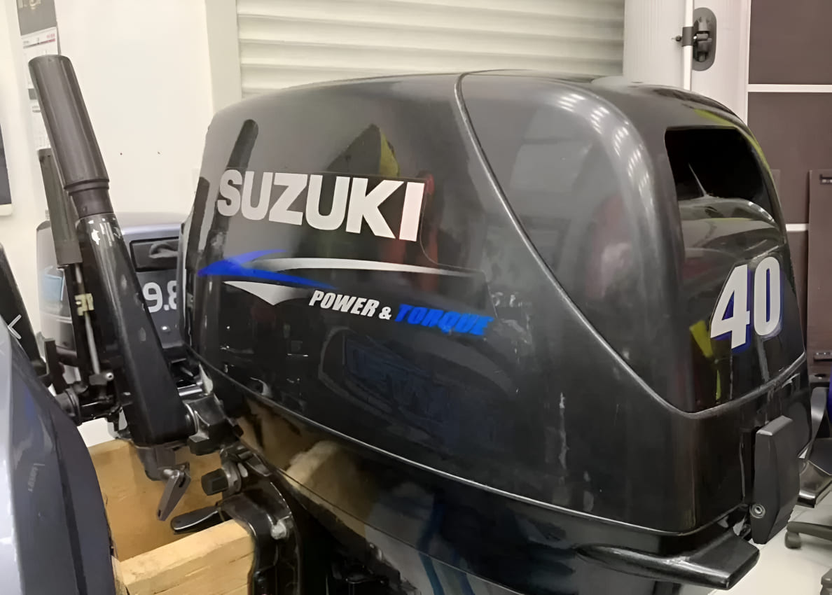 2х-тактный лодочный мотор SUZUKI DT40WRS Б/У в Воронеже