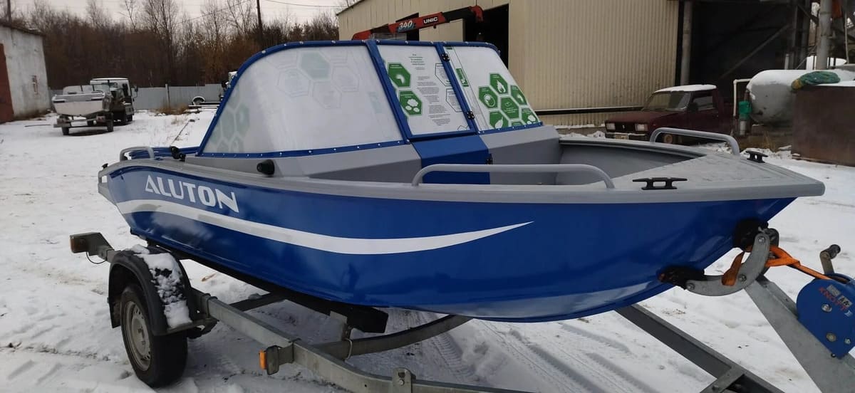 Катер-лодка алюминиевая ALUTON 460DC в Новое Медвежино