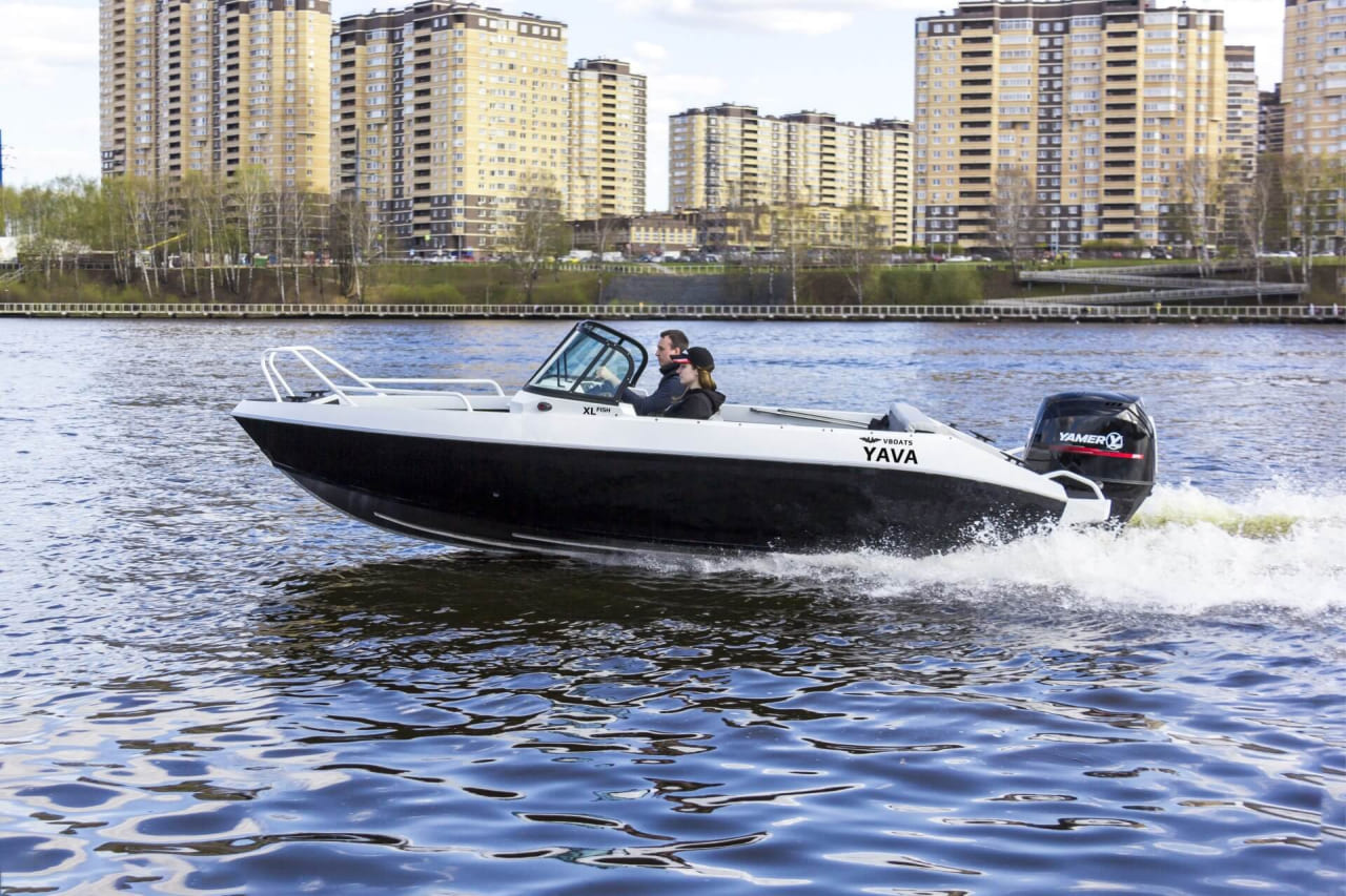 Катер-лодка алюминиевая VBOATS Yava XL Fish в Новое Медвежино