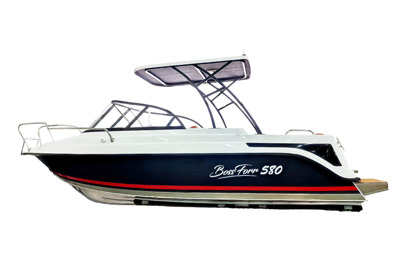 Катер-лодка алюминиевая BOSSFORR 580 BIMINI в Кемерово