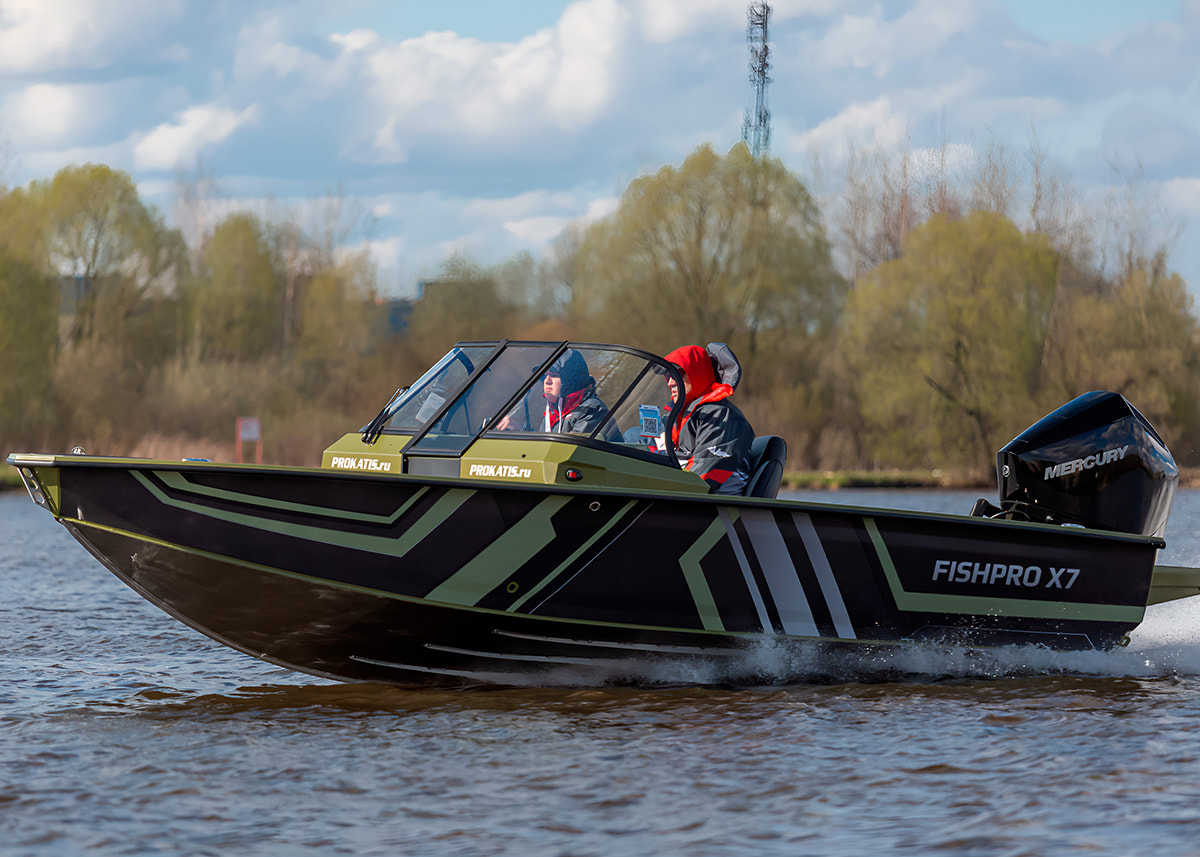 Катер-лодка алюминиевая VBOATS Fishpro X7 в Новое Медвежино
