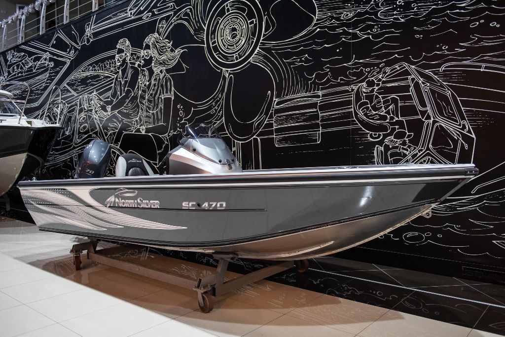 Катер-лодка алюминиевая NORTHSILVER 470 SC в Новое Медвежино