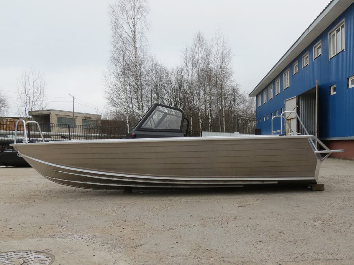 Катер-лодка алюминиевая WELLBOAT 53 Fish в Самаре