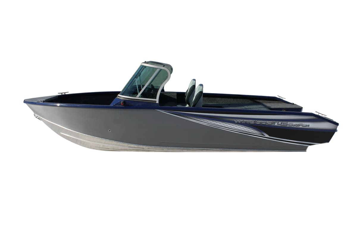 Катер-лодка алюминиевая WINDBOAT 4.6 DC EvoFish в Новое Медвежино